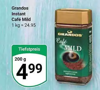 Globus Grandos instant café mild Angebot