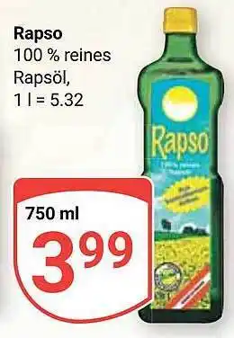 Globus Rapso rapsöl Angebot