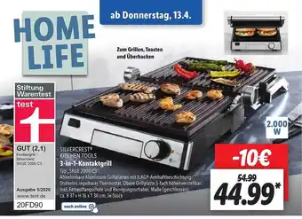 Lidl Silvercrest kitchen tools 3in1-kontaktgrill Angebot