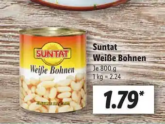 Lidl Suntat weiße bohnen Angebot