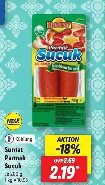 Lidl Suntat parmak sucuk Angebot