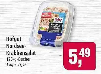 Markant Hofgut nordsee krabbensalat Angebot