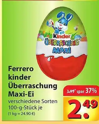 Famila Nord Ost Ferrero kinder überraschung maxi-ei Angebot