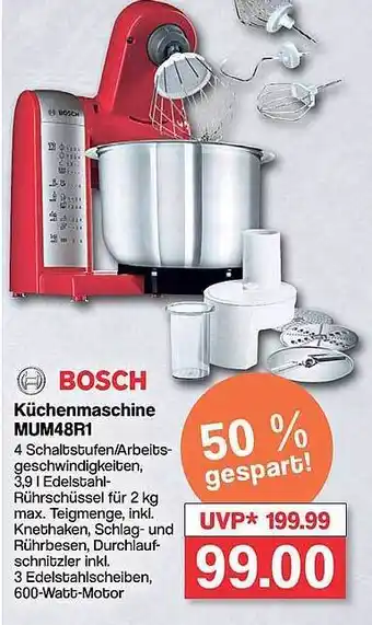 Famila Nord West Bosch küchenmaschine mum48r1 Angebot