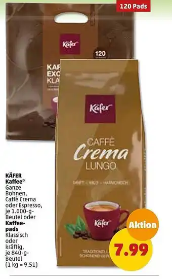 PENNY Käfer kaffee oder kaffeepads Angebot