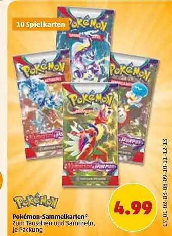 PENNY Pokémon-sammelkarten Angebot