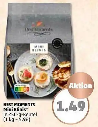 PENNY Best moments mini blinis Angebot