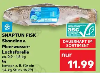 Kaufland Snaptun Fisk Skandinav. Meerwasser Lachsforelle Angebot