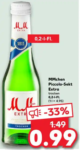 Kaufland MMchen Piccolo Sekt Extra 0,2 L-Fl. Angebot