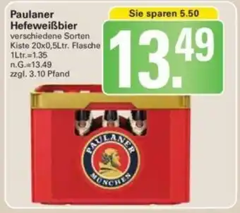 WEZ Paulaner HefeweiBbier 20*500ml Angebot