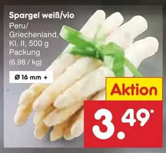 Netto Marken-Discount Spargel weiB/vio 500g Angebot