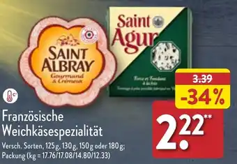 Aldi Nord Französische Weichkäsespezialität 125 g, 130 g, 150 g oder 180 g Angebot