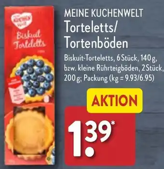 Aldi Nord Meine Kuchenwelt Torteletts/Tortenböden Angebot