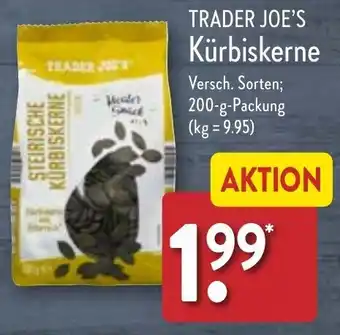 Aldi Nord Trader Joe's Kürbiskerne 200 g Packung Angebot