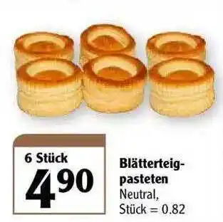 Globus Blätterteig-pasteten Angebot