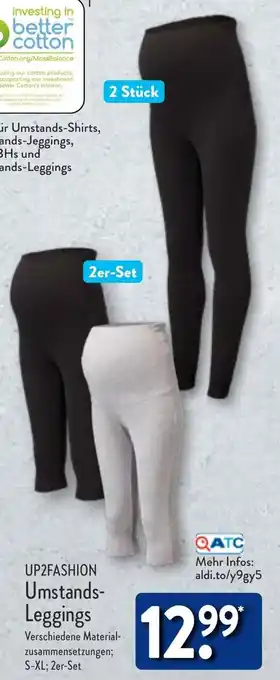 Aldi Nord UP2FASHION Umstands Leggings Angebot