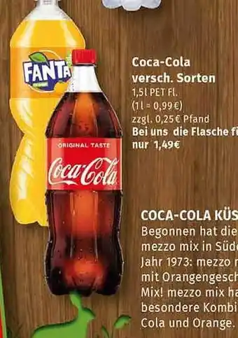 Markgrafen Coca-cola verschiedene sorten Angebot