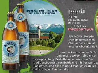 Markgrafen Oberbräu helles Angebot