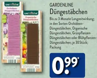 Aldi Nord Gardenline Düngestäbchen Angebot