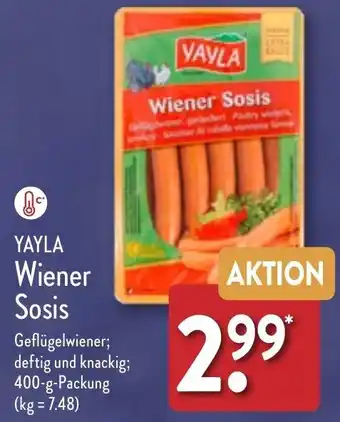 Aldi Nord Yayla Wiener Sosis 400 g Packung Angebot