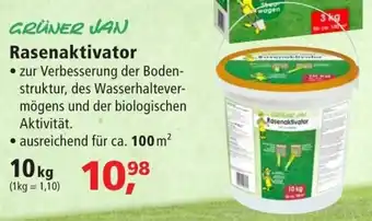 Thomas Philipps Grüner Jan Rasenaktivator 10 kg Angebot