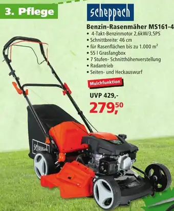 Thomas Philipps Scheppach Benzin Rasenmäher MS161-46 Angebot