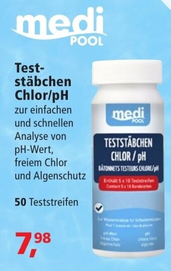 Thomas Philipps medi Pool Teststäbchen Chlor/pH Angebot