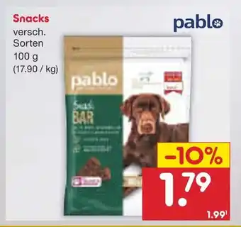 Netto Marken-Discount Pablo Snacks 100g Angebot