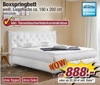 Poco Boxspringbett ca. 180 x 200 cm Angebot