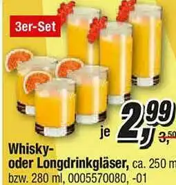 Opti Wohnwelt Whisky Oder Longdrinkgläser Angebot