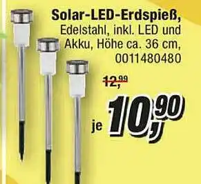 Opti Wohnwelt Solar-led Erdspieß Angebot