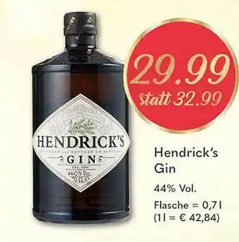 Getränkeland Hendrick's gin Angebot