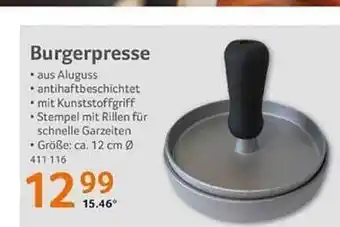 Selgros Burgerpresse Angebot