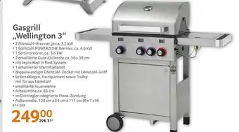 Selgros Gasgrill „wellington 3“ Angebot