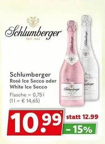 Getränkeland Schlumberger rosé ice secco oder white Angebot