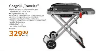 Selgros Gasgrill „traveler“ weber Angebot