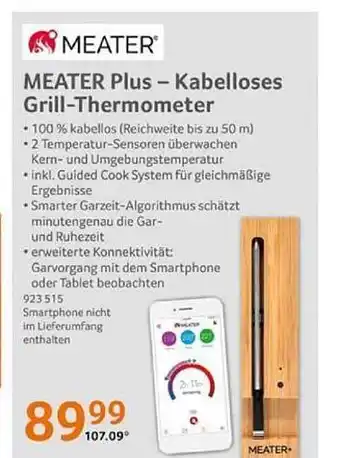 Selgros Meater plus - kabelloses grill-thermometer Angebot