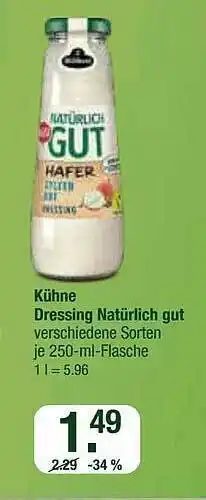 V Markt Kühne dressing natürlich gut Angebot