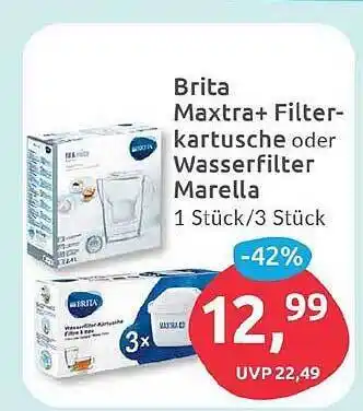 Budni Brita maxtra+filter kartusche oder wasserfilter marella Angebot