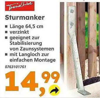 Globus Baumarkt Trendline sturmanker Angebot