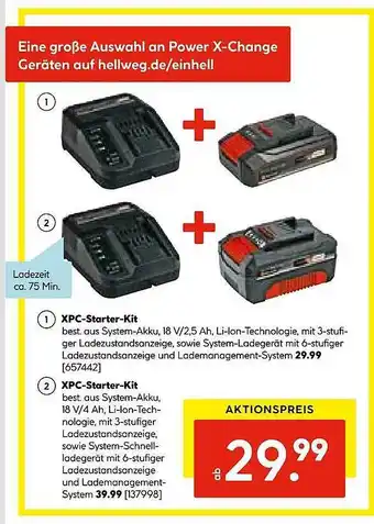 Hellweg Xpc-starter-kit Angebot