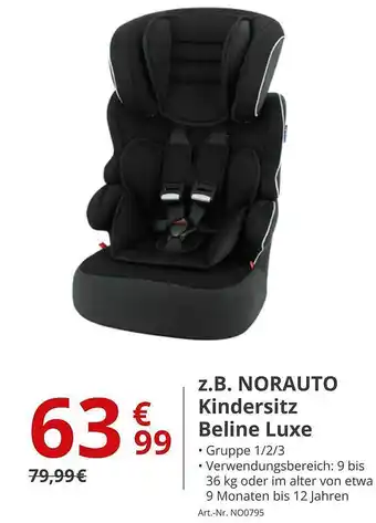 A.T.U. Norauto kindersitz beline luxe Angebot