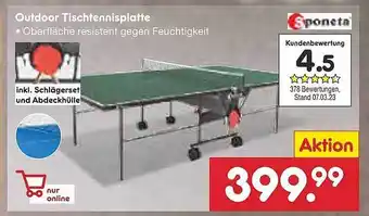 Netto Marken-Discount Outdoor tischtennisplatte sponeta Angebot