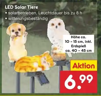 Netto Marken-Discount LED Solar Tiere Angebot