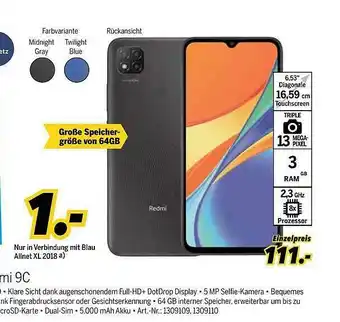 MEDIMAX Redmi 9c Angebot