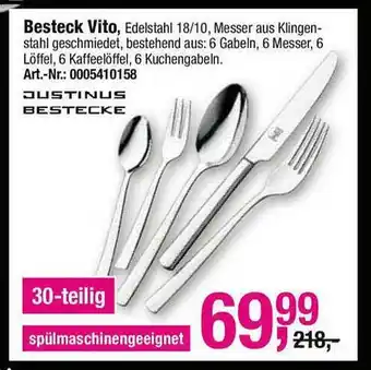 Opti Wohnwelt Justinus Bestecke Besteck Vito Angebot