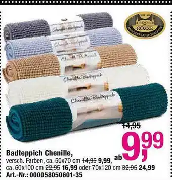 Opti Wohnwelt Badteppich Chenille Angebot