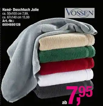 Opti Wohnwelt Vossen Hand-duschtuch Jolie Angebot