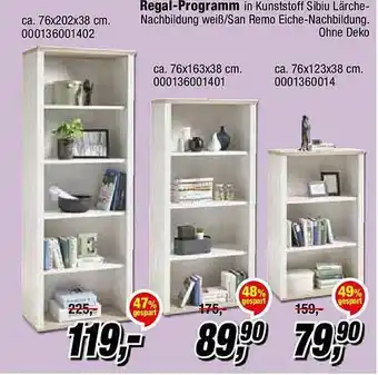 Opti Wohnwelt Regal-programm Angebot