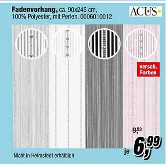 Opti Wohnwelt Fadenvorhang Angebot